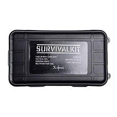 Туристичний набір для виживання 16 в 1 у пластиковому кейсі, фото 4