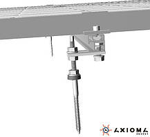 Гвинт-шуруп дворізьбовий, 200 мм, оцинкована сталь, AXIOMA energy, фото 5