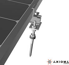 Гвинт-шуруп дворізьбовий, 200 мм, оцинкована сталь, AXIOMA energy, фото 3
