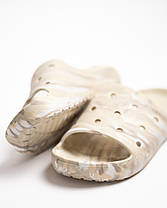 Чоловічі шльопанці Crocs Classic Marbled Slide 211211-2Y3 Bone Multi бежеві, фото 6