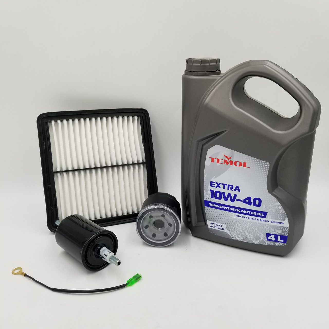 Масло TEMOL EXTRA 10W-40 та фільтри Матіз (масло + фільтр повітряний, масляний, паливний)