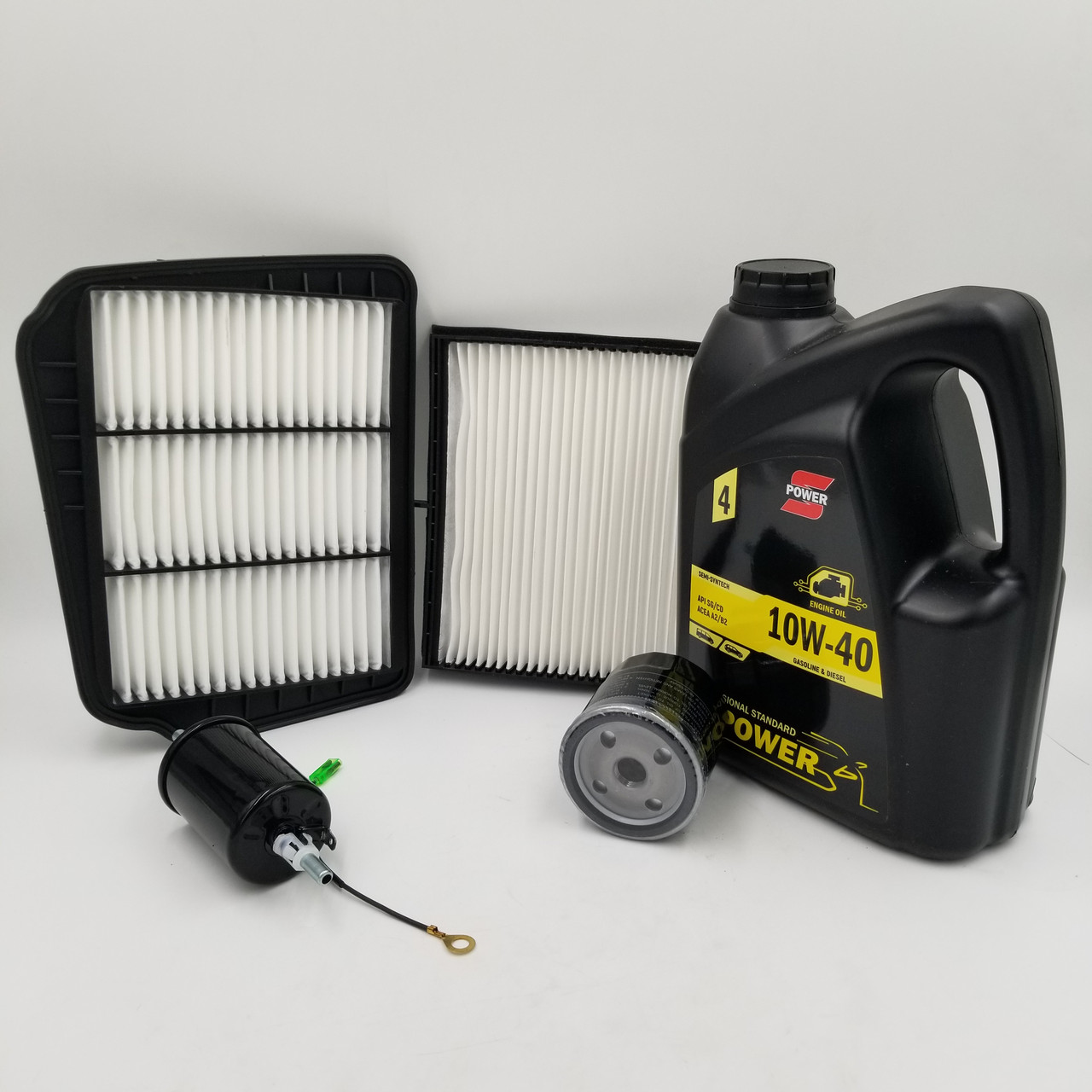 Масло  S-POWER 10W-40 та фільтри Лачетті (масло + фільтр повітряний, масляний, салону, паливний)
