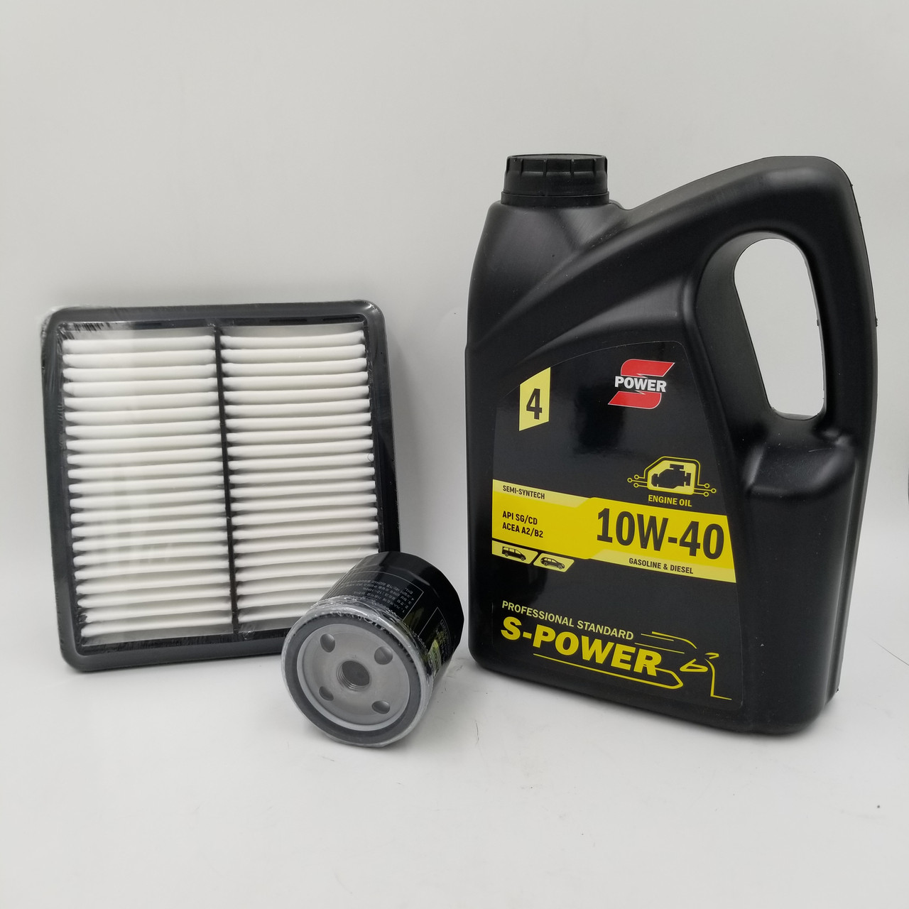 Масло S-POWER 10W-40 та фільтри Ланос, Сенс (масло + фільтр повітряний+масляний)