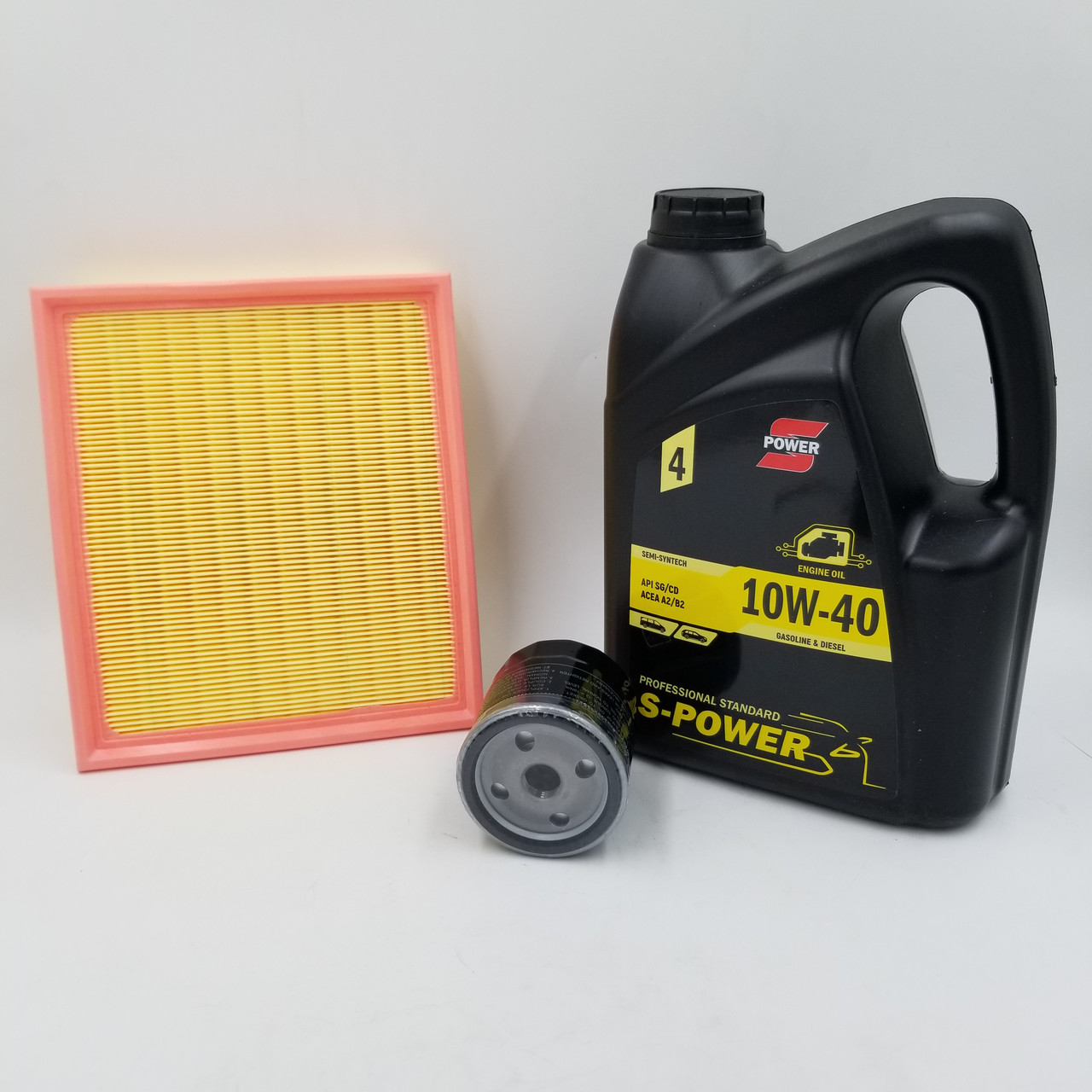 Масло S-POWER 10W-40 та фільтри Нексія (масло + фільтр повітряний, масляний)