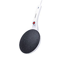 Млинниця електрична Sokany HY-901, 20 см з антипригарним покриттям, білий