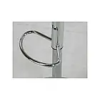 Табурет для барної стійки PORTO металевий з підніжкою, м'яким регульованим сидінням 64-86 см, чорний, фото 5