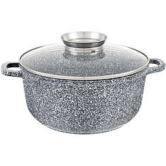 Казан UNIQUE з гранітним антипригарним покриттям UN-5212 1.2 л 16*7.5 см