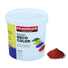 Порошковий пігмент Isomat Deco Color цегляно-червоний 250г