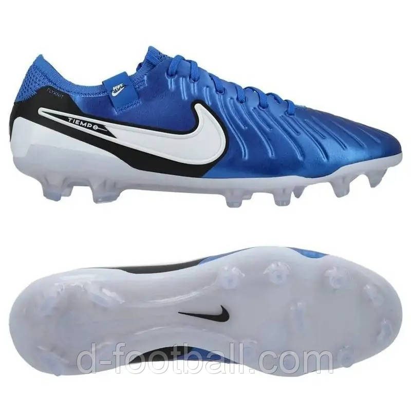 Дитячі футбольні бутси Nike Tiempo Legend 10 Elite DV4328-400-J, Синій, Розмір (EU) — 36, фото 1