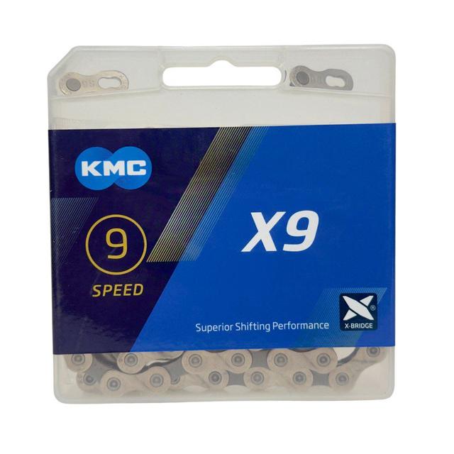 Ланцюг KMC X9 122 ланки на велосипед