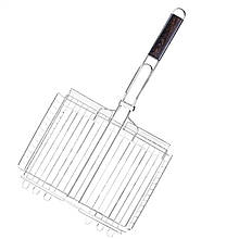 Велика решітка гриль 42*31 (см) для мангалу, барбекю HP458RESH