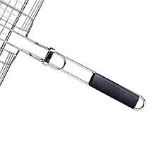 Решітка гриль велика глибока 32×25 см, фото 5