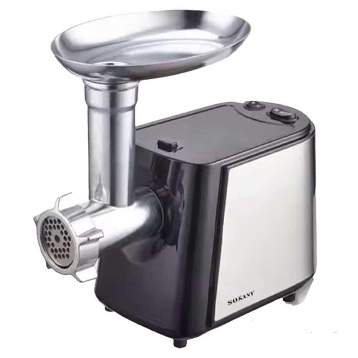 М'ясорубка електрична Sokany SK-092 професійна, сталь, 2500 Вт