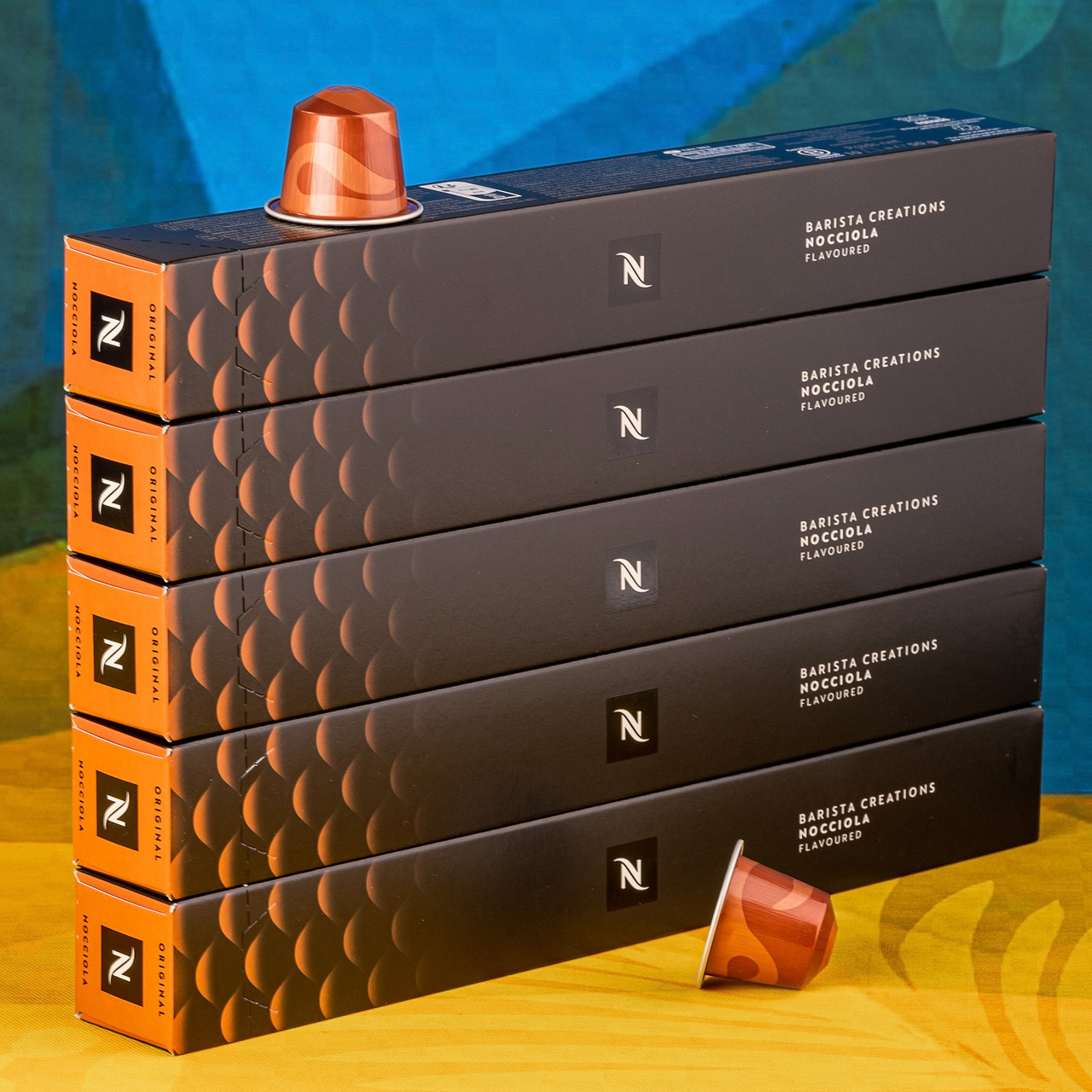 Набір 5 тубів кави в капсулах Barista Creations Flavored Nocciola (лісовий горіх) Nespresso, Швейцарія (50 капсул)
