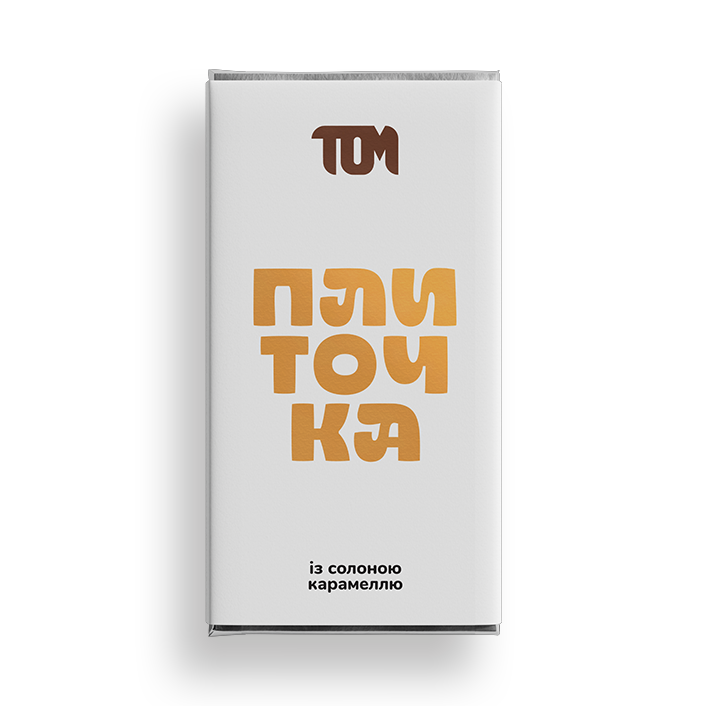 Плиточка із солоною карамеллю , 100г, ТОМ, фото 1