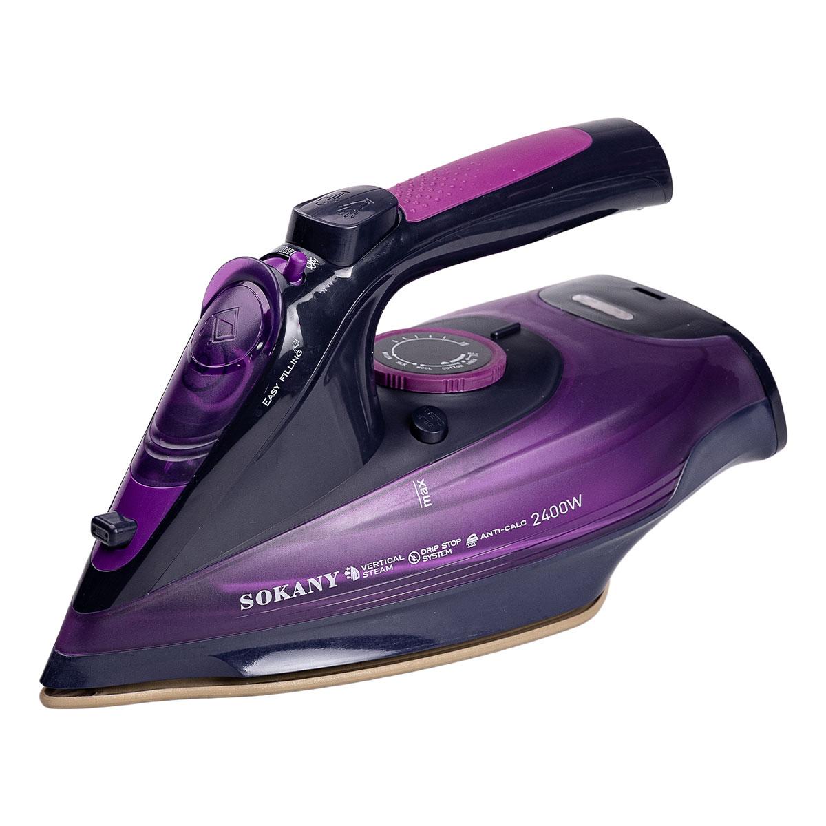 Праска SOKANY AJ-2085, бездротова з керамічною підошвою, 2400Вт