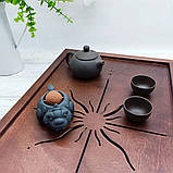 Велика містка дерев'яна чабань «Сонце сходу» - Ясень - світле дерево (54 × 31,5 см), фото 5