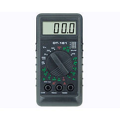 Цифровий мультиметр DT-181 для вимірювання напруги до 500 В і струму до 10 А