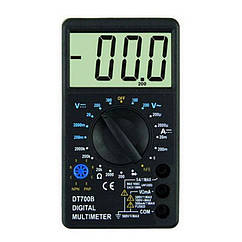 Мультиметр цифровий DT700B компактний з великим екраном 200мВ 750В