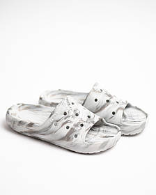 Чоловічі шльопанці Crocs Classic Marbled Slide 211211-1NL Moonlight Multi сірі