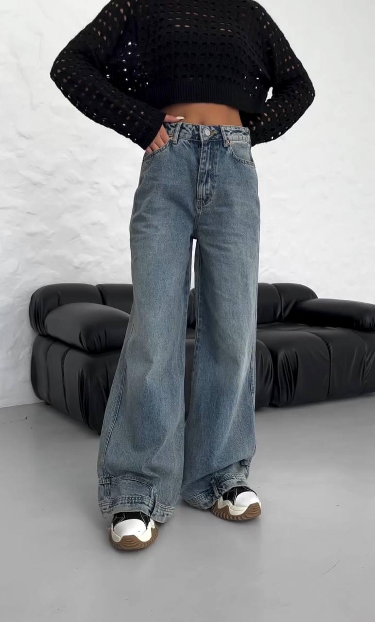 Жіночі штани палаццо модель 1302 набір 3 шт розміри 25–27, фото 1