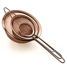 Набір ситечок 3 штуки для круп та борошна з нержавіючої сталі HP-19-22