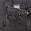 Чоловічі широкі джинсові шорти John Lucca графітові, оверсайз, Y2K стиль, фото 3