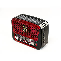 Радіоприймач Golon RX-456 Solar портативний з USB та сонячною панеллю