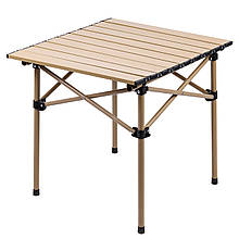 Стіл для пікніка складаний 50 x 53 x 50 см бежевий HPS5