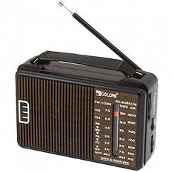 Радіоприймач GOLON RX-608 бенд FM 64-108 МГц AM 530-1600 кГц MP3 WMA 480 грамів
