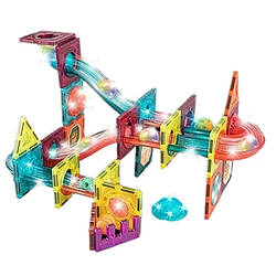 Магнітний конструктор дитячий 65 деталей, CH1171 / Розвиваючий конструктор для дітей / Конструктор на магнітах