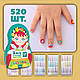 Дитячі наклейки для манікюру дизайну нейл-арту нігтів (520 наліпок) - фото 1 - id-p2614210793