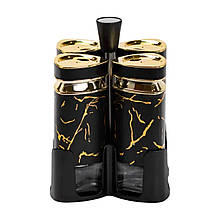 Набір для спецій на підставці 4 баночки по 120 мл HP1354