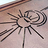 Велика дерев'яна чабань «Сонце і місяць» Мідь (54 × 31,5 см), фото 7