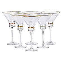 Набір із шести бокалів для мартіні об'ємом 300 мл (висока ніжка) HP-16-6