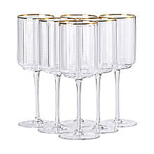 Набір з 6 високих келихів з тонкою ніжкою, 450 мл, для вина HP-16-13