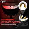 Капа OPRO Gold Braces під брекети доросла (вік 11+) White/Gold (art.102506004), фото 3