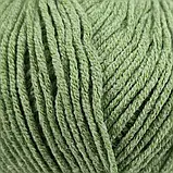 Пряжа Etrofil Jeans/Етрофіл Джинс, зелене яблуко 039, Etrofil, фото 2