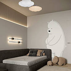 Люстра стельова біла "Хмарка" 30 см (81-VCL2828 (300)), фото 4