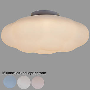 Люстра стельова біла "Хмарка" 30 см (81-VCL2828 (300)), фото 2