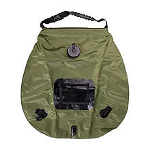 Душ туристичний для кемпінгу підвісний Polar Bear Outdoor, 50х46 см з термометром для води 20 л HP-B-1