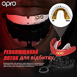 Капа OPRO Gold Braces під брекети доросла (вік 11+) Red/Pearl (art.102506003), фото 2
