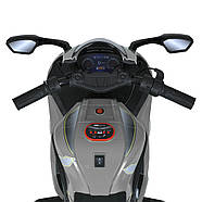 Дитячий мотоцикл M 5806 на акумуляторі, м'яке сидіння, фото 7