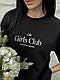 Футболка у вільному стилі Girl club, фото 5