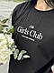 Футболка у вільному стилі Girl club, фото 6