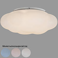 Люстра стельова біла "Хмарка" 55 см (81-VCL2828 (550)), фото 2