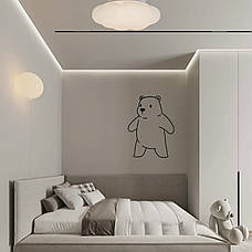 Люстра стельова біла "Хмарка" 55 см (81-VCL2828 (550)), фото 4