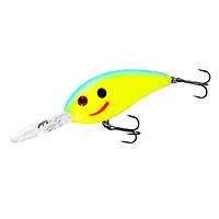Воблер Bomber Fat Free Shad Fingerling BD5F Chartreuse Blue