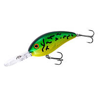 Воблер Bomber Fat Free Shad BD7F Dances Fire Tiger