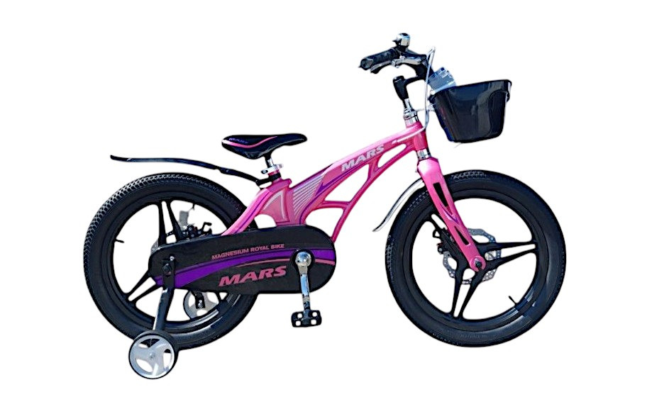 Велосипед 18" Mars NEW рожевий (магній) Disc